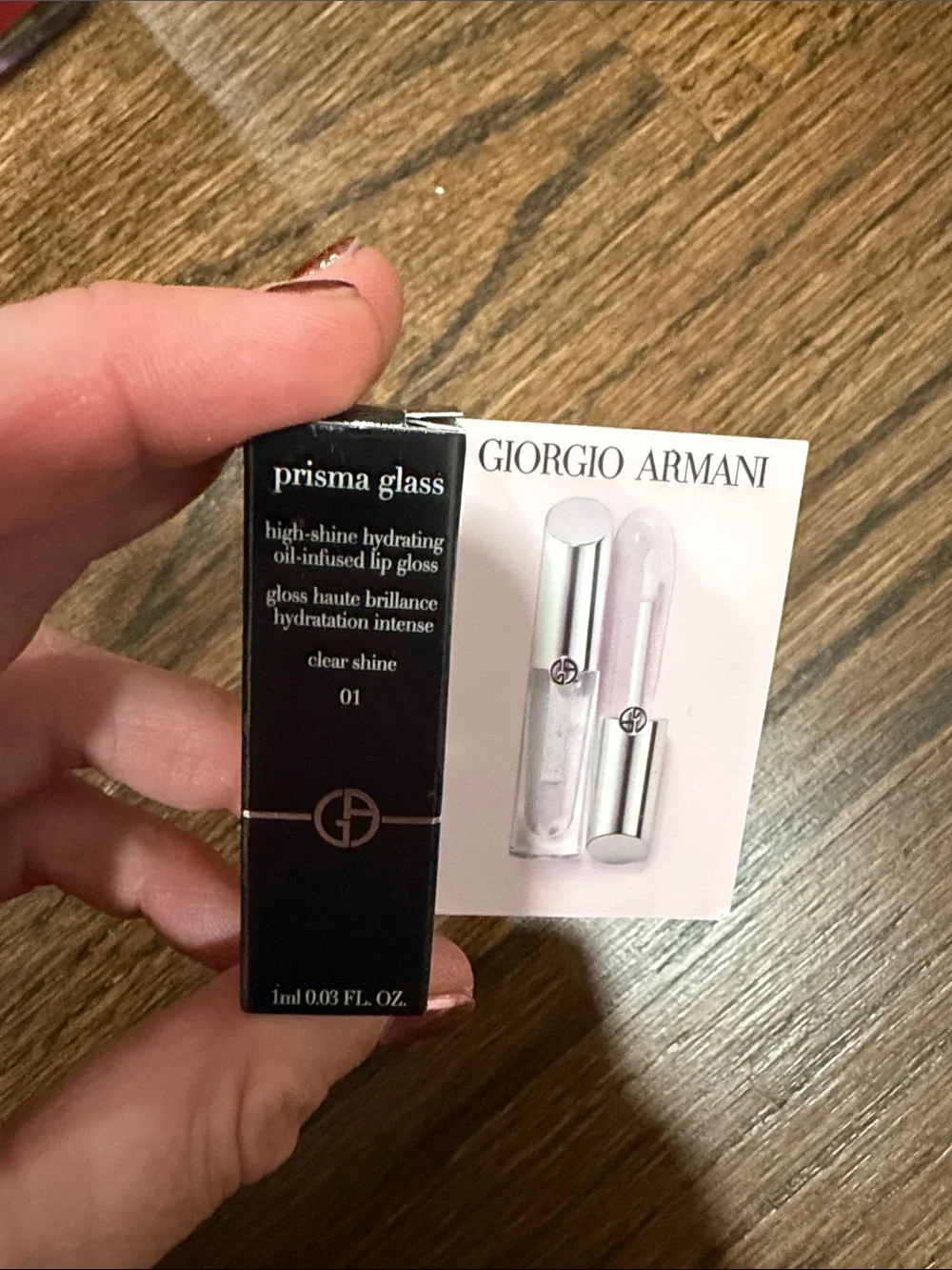 Giorgio Armani high shine